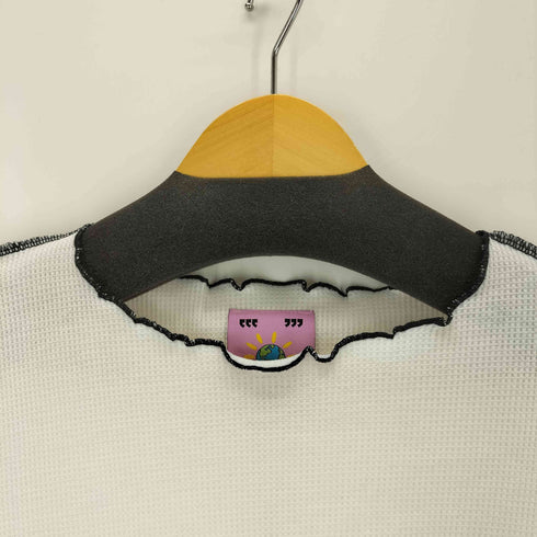 ユニフ UNIF ワッフルメロウトップス レディース import:L
