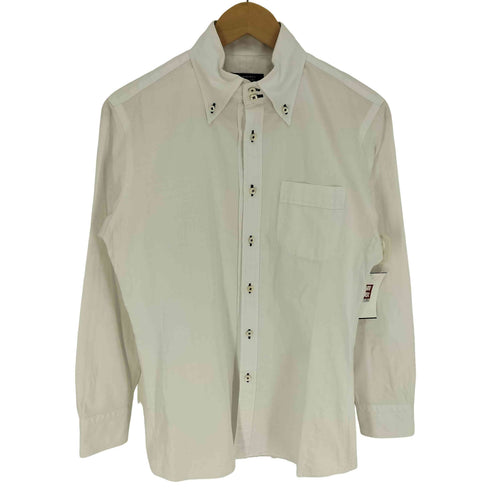 バーバリーブラックレーベル BURBERRY BLACK LABEL ドゥエボットーニ ボタンダウン シャツ メンズ 38