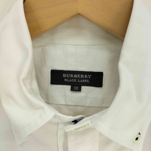 バーバリーブラックレーベル BURBERRY BLACK LABEL ドゥエボットーニ ボタンダウン シャツ メンズ 38
