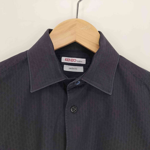 ケンゾーオム KENZO HOMME Comfort Fit レギュラーカラー L/S 総柄 シャツ メンズ 37