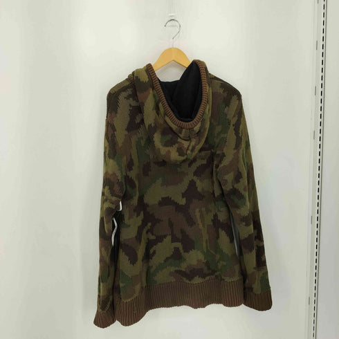 シックスティエイトアンドブラザーズ 68&BROTHERS 迷彩柄 L/S ニット フーディ パーカー メンズ import:S