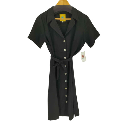 ユニフ UNIF ウエストリボンオープンカラーワンピース レディース import:L