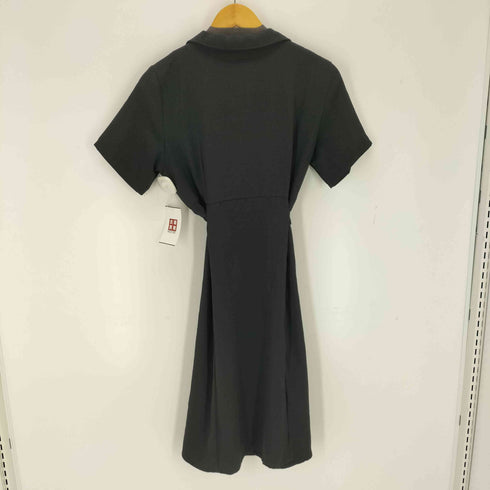 ユニフ UNIF ウエストリボンオープンカラーワンピース レディース import:L