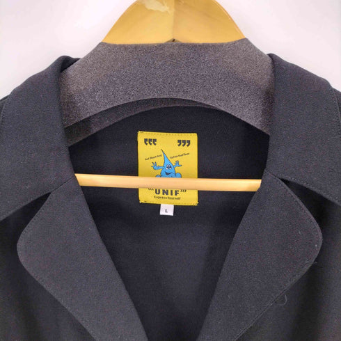 ユニフ UNIF ウエストリボンオープンカラーワンピース レディース import:L