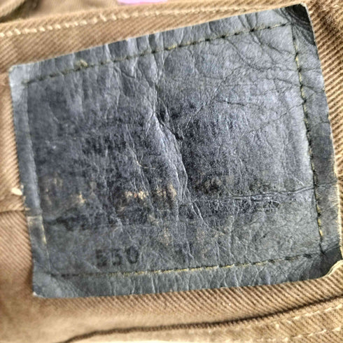 リーバイス Levis 505 ボタン裏HK26 クロスパッチ リメイク フレアパンツ Y2K レディース W25 L32