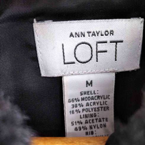 ANN TAYLOR LOFT ファー ノースリーブジャケット レディース JPN:M