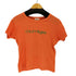 クレージュ courreges ロゴプリントラグランTシャツ レディース 9R
