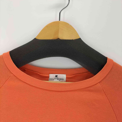 クレージュ courreges ロゴプリントラグランTシャツ レディース 9R