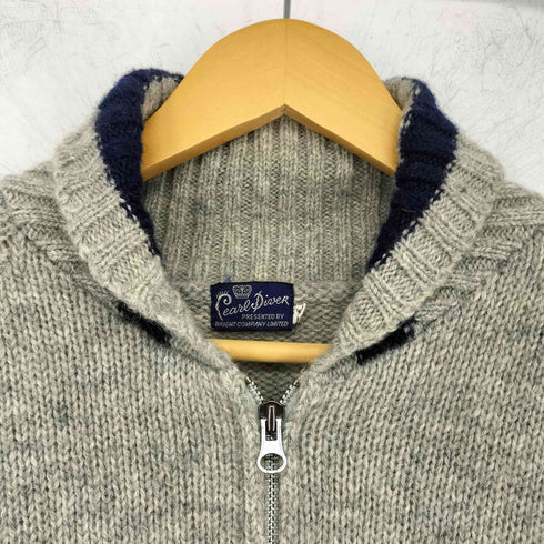 パールダイバー pearl diver 90S カウチンセーター メンズ import:M