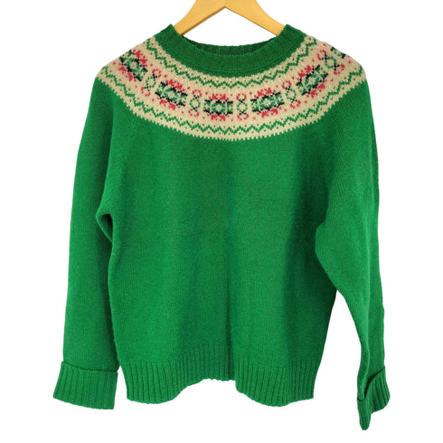 K.mayer ノルディック柄ニット メンズ import:M
