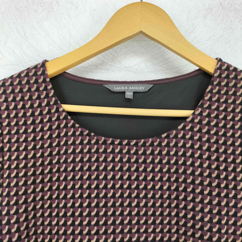 ローラアシュレイ LAURA ASHLEY 幾何学模様ワンピース レディース JPN:13号