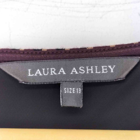 ローラアシュレイ LAURA ASHLEY 幾何学模様ワンピース レディース JPN:13号