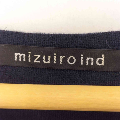 ミズイロインド mizuiro ind ニットノースリーブワンピース レディース