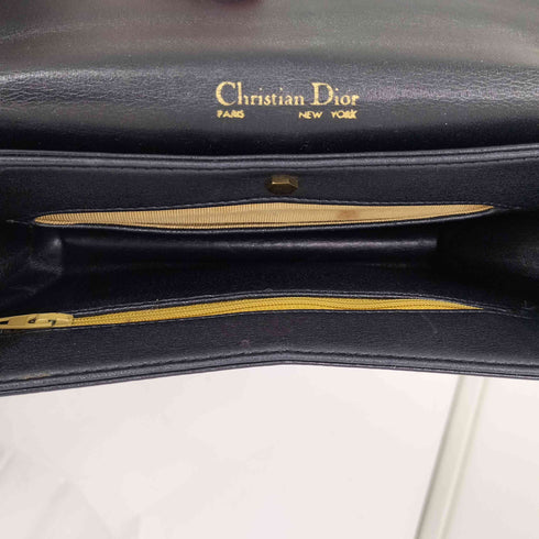 クリスチャンディオール Christian Dior OLD ロゴ チェーン ショルダー バッグ レディース