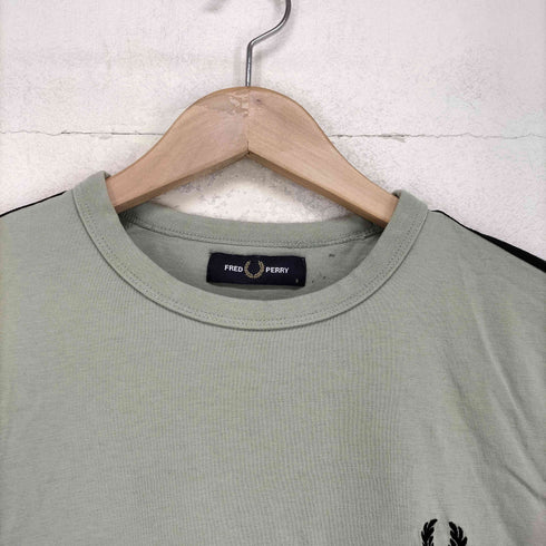 フレッドペリー FRED PERRY Tonal Tape Ringer S/S Tee トーナル テープ リンガーTシャツ メンズ S