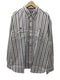 エディーバウアー Eddie Bauer マルチストライプ L/S ボタンダウン シャツ ビックサイズ メンズ import:XL