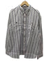 エディーバウアー Eddie Bauer マルチストライプ L/S ボタンダウン シャツ ビックサイズ メンズ import:XL