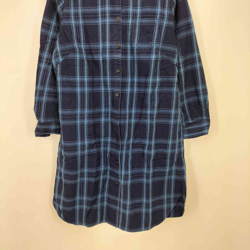 サニークラウズ sunny clouds チェック柄シャツワンピース レディース import:L