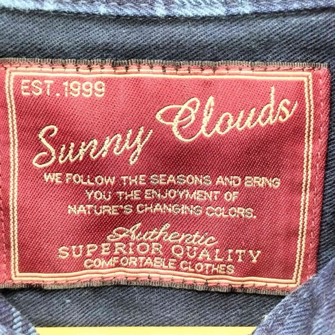 サニークラウズ sunny clouds チェック柄シャツワンピース レディース import:L
