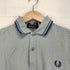 フレッドペリー FRED PERRY イングランド製 ワンポイント刺繍鹿の子ポロシャツ メンズ 36