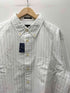 エディーバウアー Eddie Bauer レトロコットン マルチストライプ L/S ボタンダウン シャツ ビックサイズ メンズ import:XL