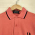 フレッドペリー FRED PERRY イングランド製 ワンポイント刺繍鹿の子ポロシャツ メンズ 36