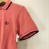 フレッドペリー FRED PERRY イングランド製 ワンポイント刺繍鹿の子ポロシャツ メンズ 36