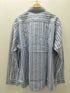 エディーバウアー Eddie Bauer マルチストライプ L/S レギュラーカラー シャツ ビックサイズ メンズ import:XL