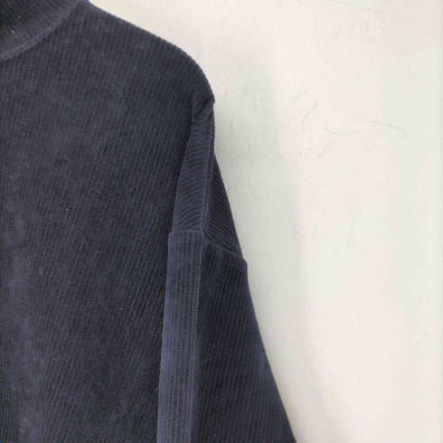 ミスターオリーブ MR.OLIVE ストレッチ ニットコーデュロイ ボトルネック カットソー メンズ JPN:S