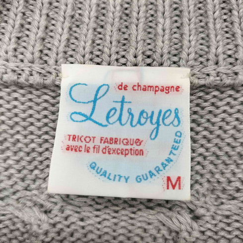 ルトロワ Letroyes ケーブルニットセーター メンズ JPN:M