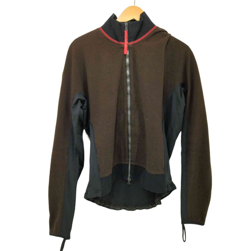 プラダ PRADA SPORTS イタリア製 スタンドカラー 切替 ダブルジップ フリースジャケット メンズ import:L