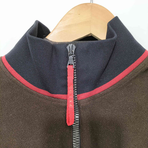 プラダ PRADA SPORTS イタリア製 スタンドカラー 切替 ダブルジップ フリースジャケット メンズ import:L