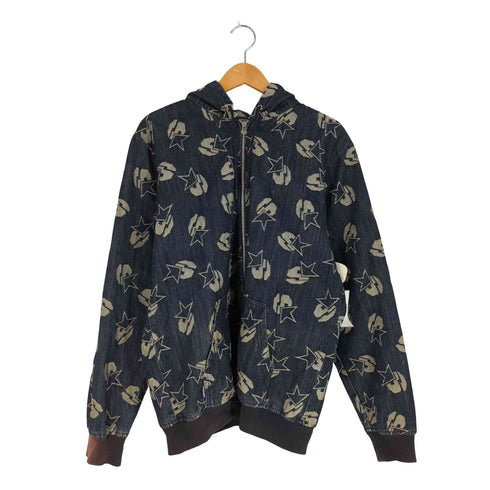 サンタスティック SANTASTIC S.STAR DENIM ZIP HOODIE Sスター デニム ジップ フーディー メンズ JPN:L