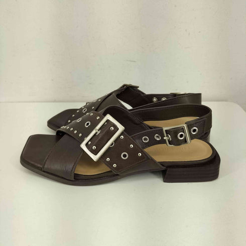 リリーブラウン Lily Brown 25SS バックルフラットサンダル レディース JPN:23.5