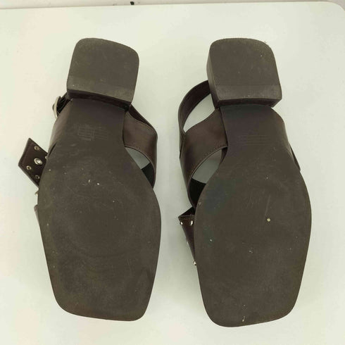 リリーブラウン Lily Brown 25SS バックルフラットサンダル レディース JPN:23.5