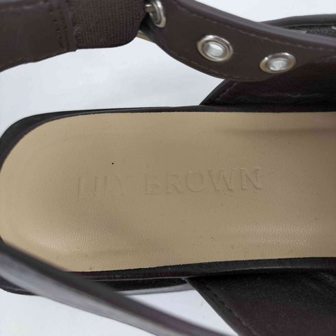 リリーブラウン Lily Brown 25SS バックルフラットサンダル レディース JPN:23.5