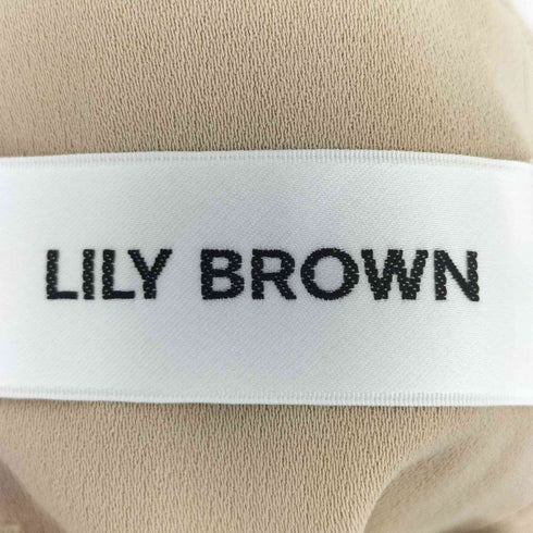 リリーブラウン Lily Brown ハイウエストタックパンツ レディース ONE SIZE