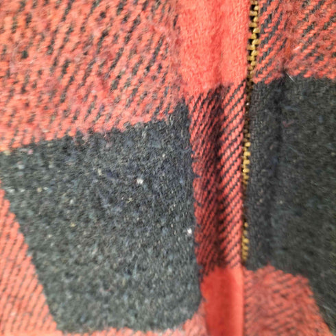 DISTINCTIVE SPORTSWEAR 60S USA製 棒TALON ブロックチェック ウールジャケット メンズ import:M