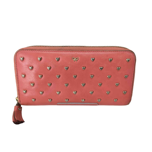 アニヤハインドマーチ ANYA HINDMARCH ラウンドファスナー 長財布 レディース