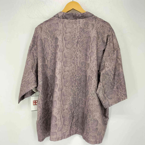 アンリラクシング unrelaxing パイソン柄ビックシャツ メンズ