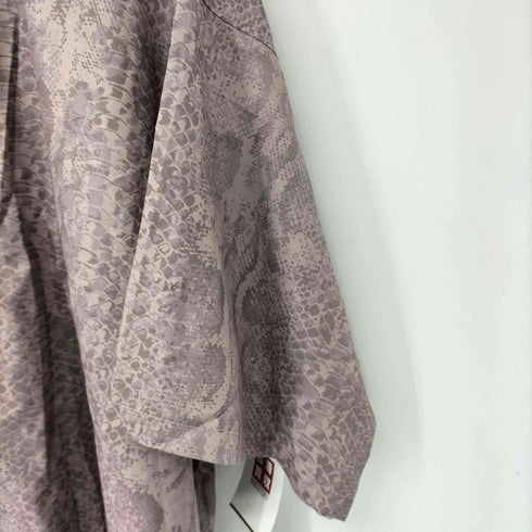 アンリラクシング unrelaxing パイソン柄ビックシャツ メンズ