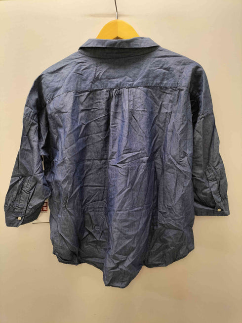オーディナリーフィッツ Ordinary fits L/S シャンブレー デニム ブラウス レディース JPN:0