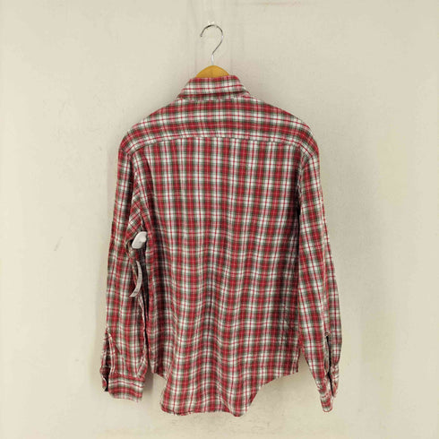 VENETO by SEATON 襟芯 チェック シャツ メンズ import:M
