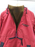 デサント descente フリース レイヤード アノラックパーカー ナイロン ハーフジップ メンズ JPN:M