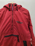 デサント descente フリース レイヤード アノラックパーカー ナイロン ハーフジップ メンズ JPN:M