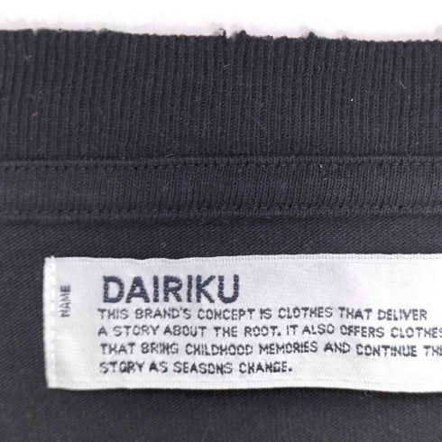 ダイリク DAIRIKU WHERE Vintage Theme Tee メンズ