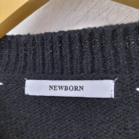 NEWBORN デザインニットセーター メンズ