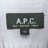アーペーセー A.P.C. ラウンドカットバンドカラーシャツ メンズ import:M