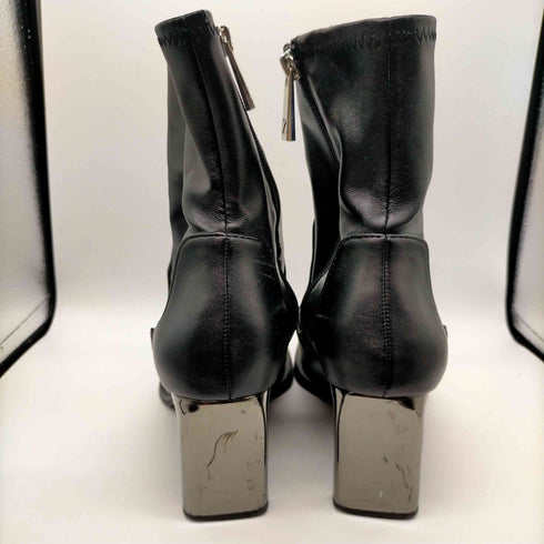 ザラ ZARA メタリックヒールショートブーツ レディース 36