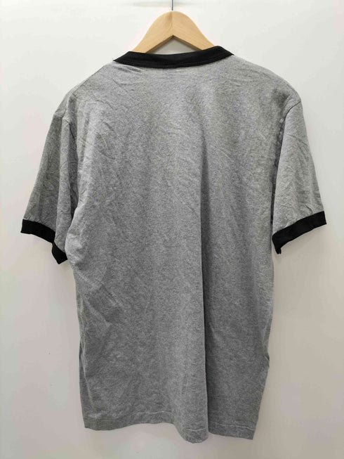 80-90S USA製 紙タグ キャラクター プリント S/S リンガー Tシャツ メンズ import:L